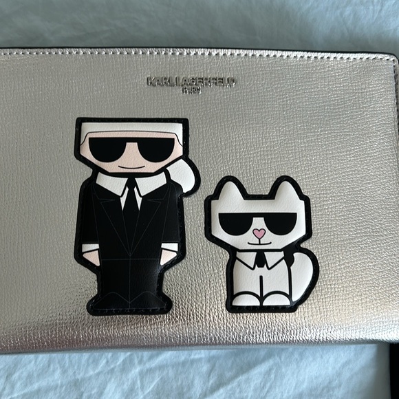 Karl Lagerfeld Paris Adele Crossbody Cat Choupette - Picture 4 of 5